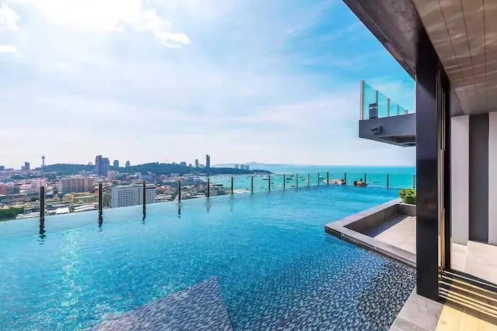 The Base Central Pattaya Quiet Room With Infinity Pool & Free Netflix מראה חיצוני תמונה