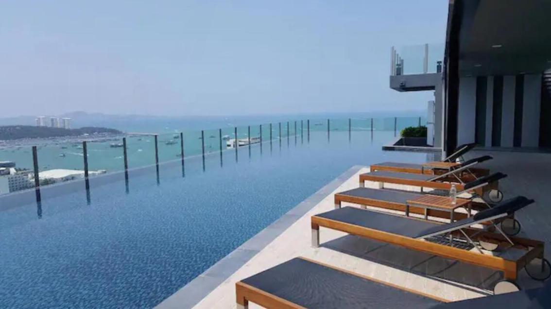 The Base Central Pattaya Quiet Room With Infinity Pool & Free Netflix מראה חיצוני תמונה