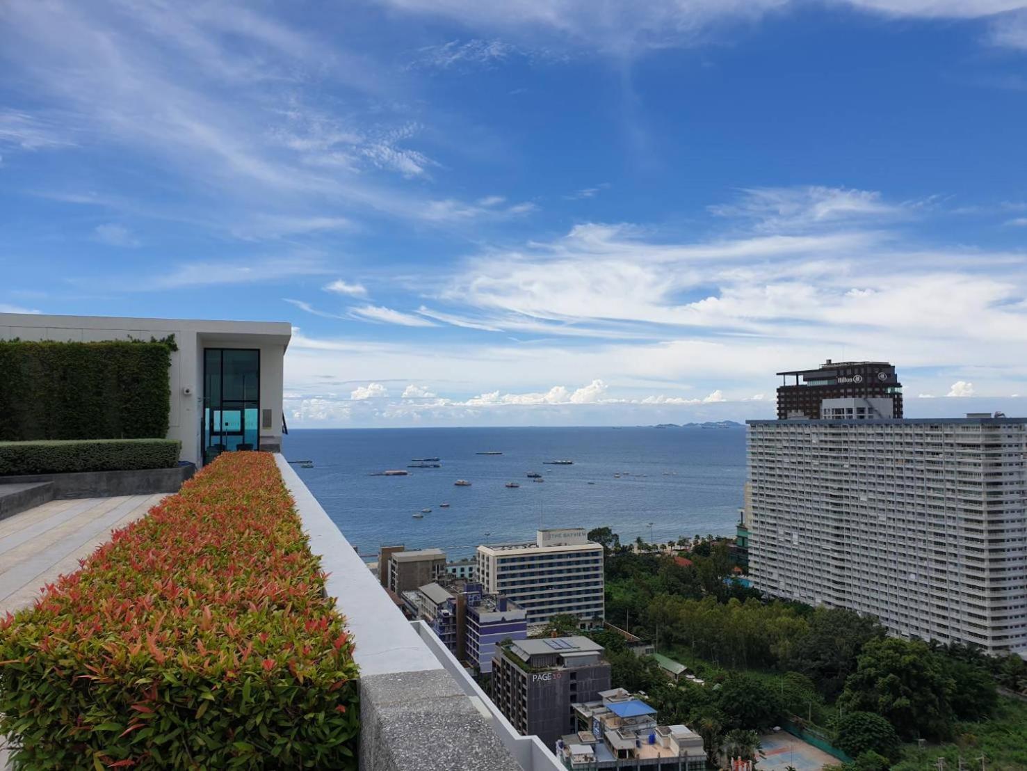 The Base Central Pattaya Quiet Room With Infinity Pool & Free Netflix מראה חיצוני תמונה